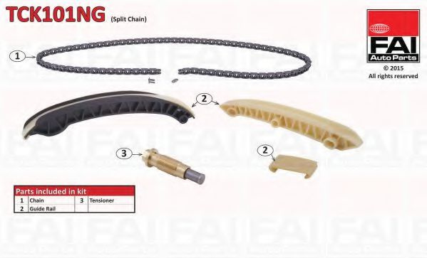 Chit lant de distributie MERCEDES E-CLASS (W212) (2009 - 2016) FAI AutoParts TCK101NG