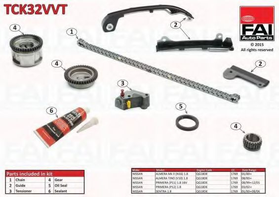 Chit lant de distributie NISSAN ALMERA TINO (V10) 