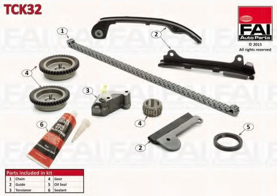 Chit lant de distributie NISSAN PRIMERA (P11) (1996 - 2001) FAI AutoParts TCK32