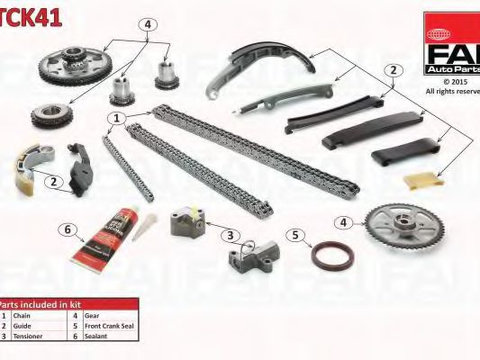 Chit lant de distributie NISSAN PRIMERA (P12) (2002 - 2020) FAI AutoParts TCK41