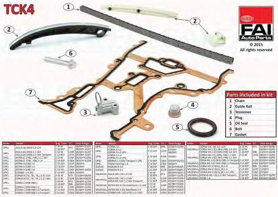 Chit lant de distributie OPEL CORSA D Van - Cod intern: W20236703 - LIVRARE DIN STOC in 24 ore!!!