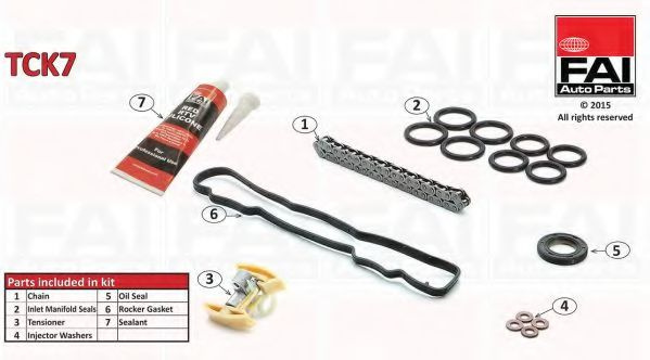 Chit lant de distributie PEUGEOT 308 (4A_, 4C_) (2007 - 2016) FAI AutoParts TCK7