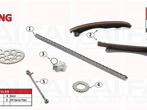 Chit lant de distributie (TCK6NG FAI) ALFA ROMEO,CHEVROLET,CHRYSLER,Citroen,FIAT,FORD,LANCIA,OPEL,PEUGEOT,SUBARU,SUZUKI,TATA,VAUXHALL