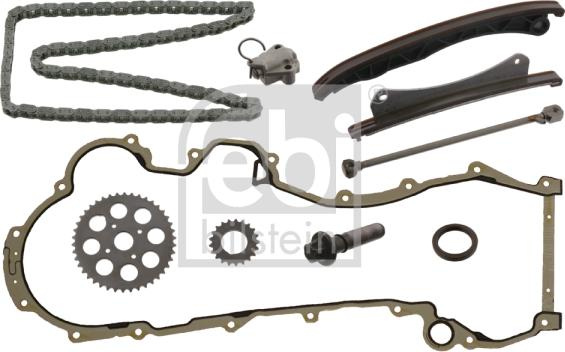 Chit lant de distributie Timing set chain sprocket CHEVROLET AVEO CITROEN NEMO NEMO-MINIVAN FIAT 500 500 C GRANDE PUNTO I OPEL AGILA (A) (H00), Hatchback, 09.2000 - 12.2007 Febi Bilstein 49722