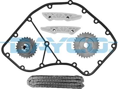 Chit lant de distributie Timing set chain sprocket FIAT DUCATO FORD FIESTA V KA STREET KA IVECO DAILY III DAILY IV DAILY V MASS IVECO MASSIF, Ridica, 10.2008 - 02.2011 Dayco KTC1055