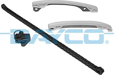 Chit lant de distributie Timing set chain elements fits. MERCEDES CITAN MPV CITAN-MINIVAN W415 DACIA DOKKER DOKKER EXPRESS-MINI RENAULT SCENIC III (JZ0/1_), Dubita, 12.2008 - Dayco KTC1124