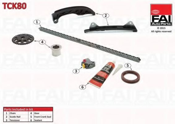 Chit lant de distributie TOYOTA YARIS (P9) (2005 -