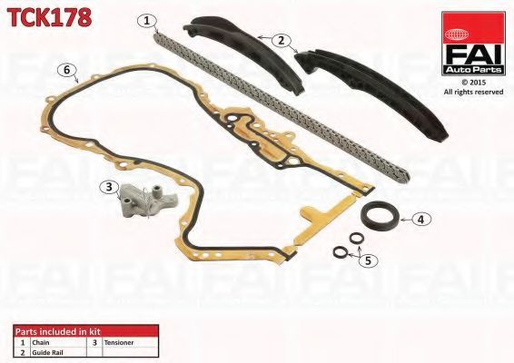 Chit lant de distributie VW TOURAN (1T1, 1T2) (2003 - 2010) FAI AutoParts TCK178