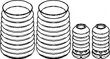 Chit protectie praf,amortizor MERCEDES-BENZ COUPE (C124), MERCEDES-BENZ limuzina (W124), MERCEDES-BENZ KOMBI Break (S124) - TOPRAN 944 001
