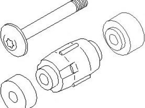 Chit reparatie,bieleta antiruliu RENAULT CLIO (B/C57_, 5/357_), RENAULT KANGOO (KC0/1_), RENAULT CLIO Mk II (BB0/1/2_, CB0/1/2_) - TOPRAN 700 366