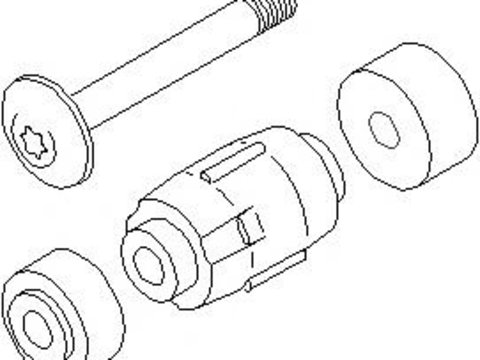 Chit reparatie,bieleta antiruliu RENAULT MEGANE I (BA0/1_), RENAULT MEGANE I Classic (LA0/1_), RENAULT MEGANE Scenic (JA0/1_) - TOPRAN 700 304