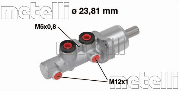 Cilindru 05-0668 METELLI pentru Mercedes-benz A-class Mercedes-benz B-class