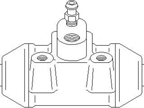 Cilindru receptor frana Citroen RELAY bus (230P), PEUGEOT BOXER bus (230P), PEUGEOT BOXER caroserie (230L) - TOPRAN 720 993