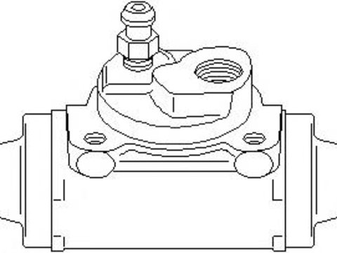 Cilindru receptor frana Citroen ZX (N2), PEUGEOT 306 hatchback (7A, 7C, N3, N5), PEUGEOT 306 Cabriolet (7D, N3, N5) - TOPRAN 720 984