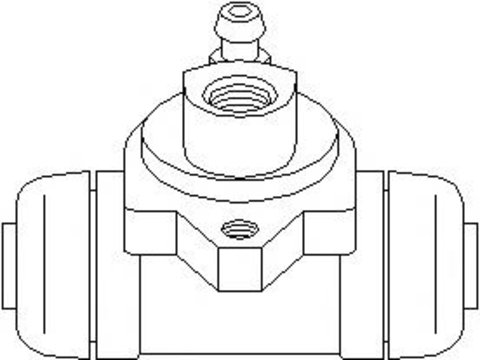 Cilindru receptor frana FORD FIESTA Mk III (GFJ) - TOPRAN 300 654