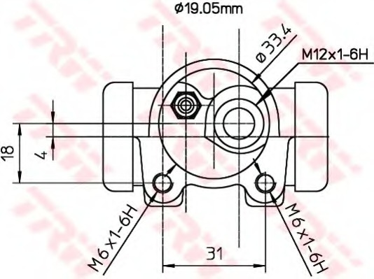 Cilindru receptor frana # Peugeot 106 19