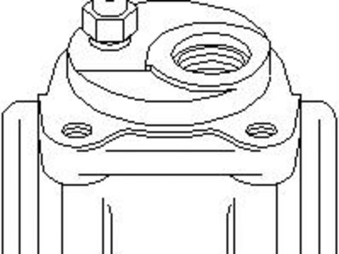 Cilindru receptor frana PEUGEOT 106 (1A, 1C), Citroen CHANSON (S0, S1), PEUGEOT 106 Mk II (1) - TOPRAN 720 261