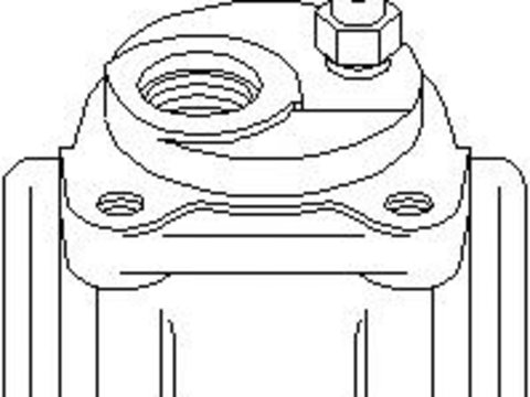 Cilindru receptor frana PEUGEOT 106 (1A, 1C), Citroen CHANSON (S0, S1), PEUGEOT 106 Mk II (1) - TOPRAN 720 262