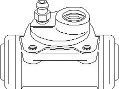 Cilindru receptor frana PEUGEOT 106 (1A, 1C), Citroen AX (ZA-_), Citroen CHANSON (S0, S1) - TOPRAN 720 264