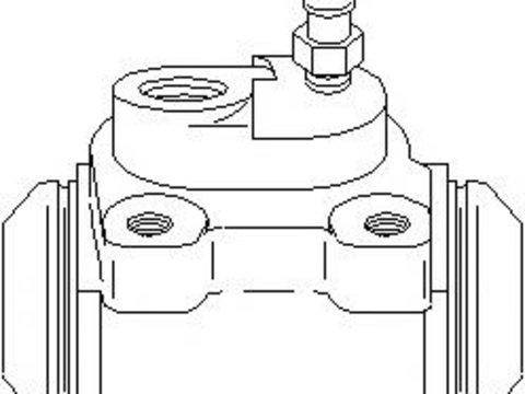 Cilindru receptor frana PEUGEOT 205 Mk II (20A/C) - TOPRAN 720 259