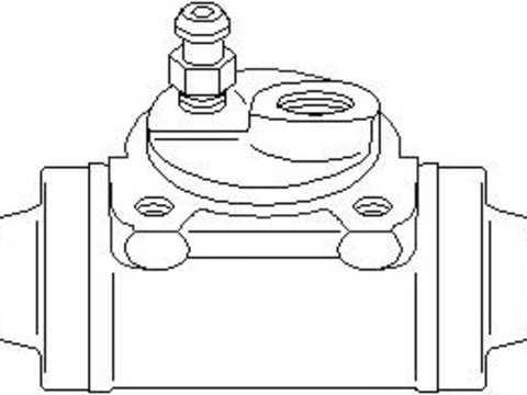 Cilindru receptor frana PEUGEOT 205 Mk II (20A/C) - TOPRAN 720 979