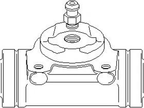 Cilindru receptor frana PEUGEOT 306 hatchback (7A, 7C, N3, N5), PEUGEOT 306 Cabriolet (7D, N3, N5), PEUGEOT 306 limuzina (7B, N3, N5) - TOPRAN 720 998