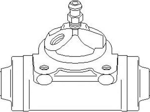 Cilindru receptor frana PEUGEOT 406 limuzina (8B), PEUGEOT 406 Estate (8E/F) - TOPRAN 720 987