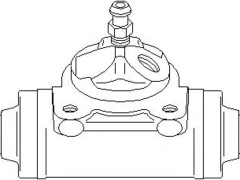 Cilindru receptor frana PEUGEOT 406 limuzina (8B), PEUGEOT 406 Estate (8E/F) - TOPRAN 720 988