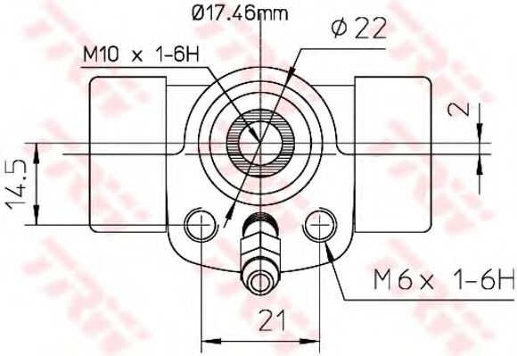 Cilindru receptor frana SEAT CORDOBA (6L