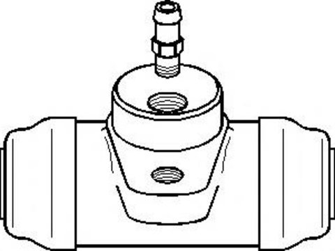 Cilindru receptor frana VW TRANSPORTER Mk III caroserie, VW TRANSPORTER Mk III platou / sasiu, VW CARAVELLE III bus - TOPRAN 103 231