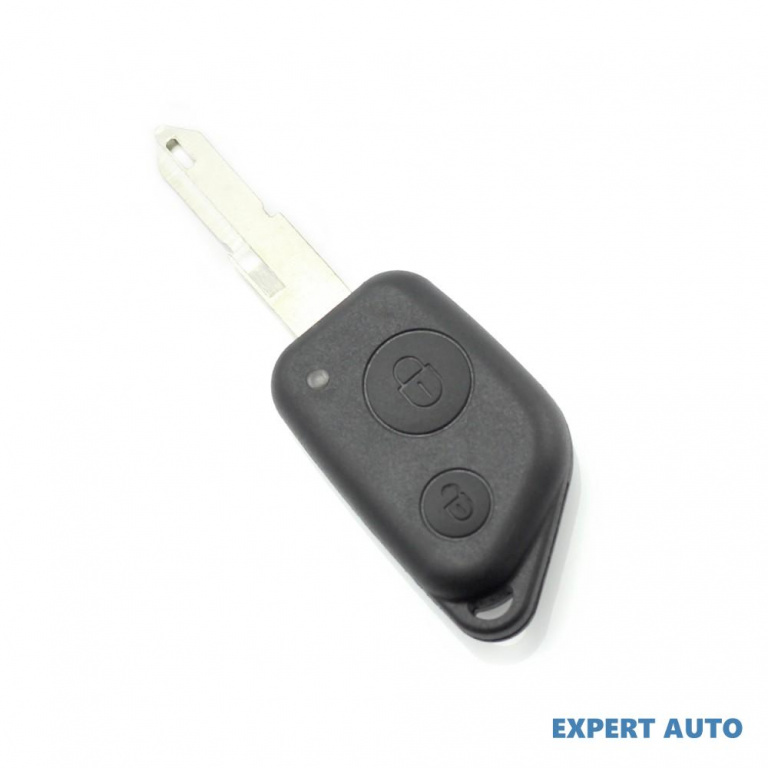 Citroen / peugeot - carcasa cheie 2 butoane fara suport de baterie #9