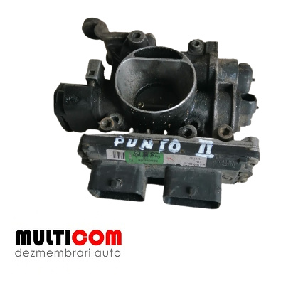 Clapeta acceleratie cu ECU Fiat Punto cod 61600604