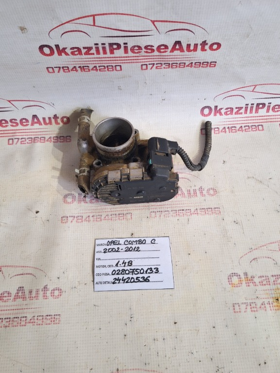 CLAPETA ACCELERATIE OPEL COMBO C 2002-2012 0280750133 24420536