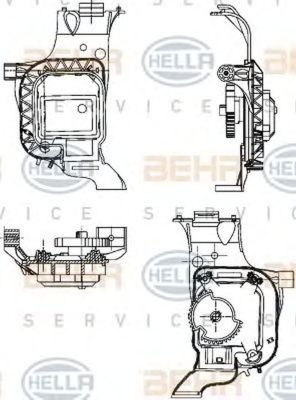 Clapeta acceleratie SEAT IBIZA V ST 6J8 6P8 HELLA 