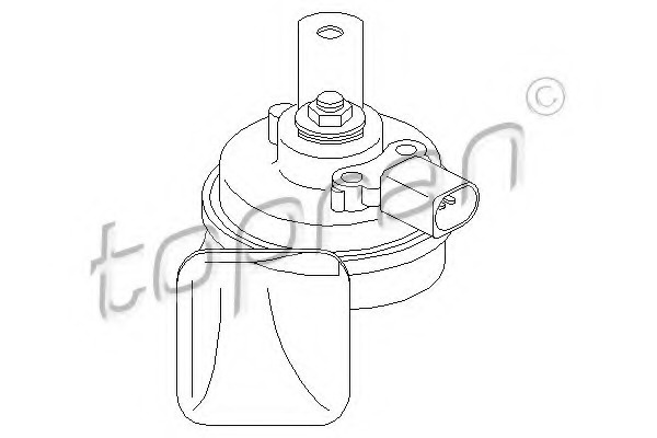 Claxon 111 071 TOPRAN pentru Seat Leon Vw Touran Vw Caddy Skoda Octavia Skoda Laura Skoda Superb Vw Jetta Vw Vento Vw Golf Skoda Yeti Vw Amarok Vw Beetle Vw New Vw Novo Vw Rabbit Seat Altea Seat Toledo