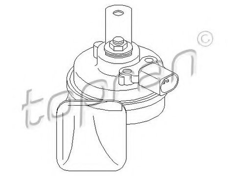 Claxon SEAT LEON (1P1) (2005 - 2012) TOPRAN 111 071