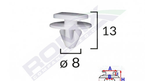 Clema Aripa Pentru Opel Corsa C Set 10 B