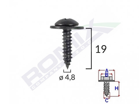 Clema capota pentru honda set 10 buc 62354