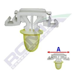 Clema, clips fixare BMW seria 3 (E36) M-Pack 12.90-03.00, bandouri, set 10 buc, 51132251394
