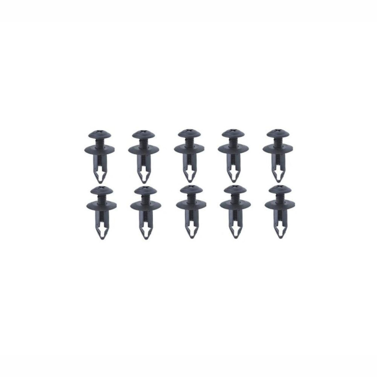 Clema, clips fixare Nissan Almera 95-00, Micra 03-10, Note 06-09/09-13, Patrol 97-03/03-04/04-09, Primera 90-97/96-99/99-02, Qashqai 07-10/10-14, Sunny 90-96/90-00, Terrano II 93-99/99-02, aplicatii multiple, set 10 buc, 66860-01W01