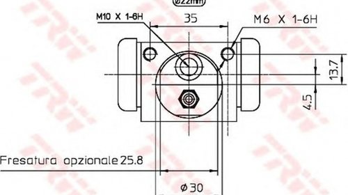 Clilindru pistonas frana FIAT MAREA Week