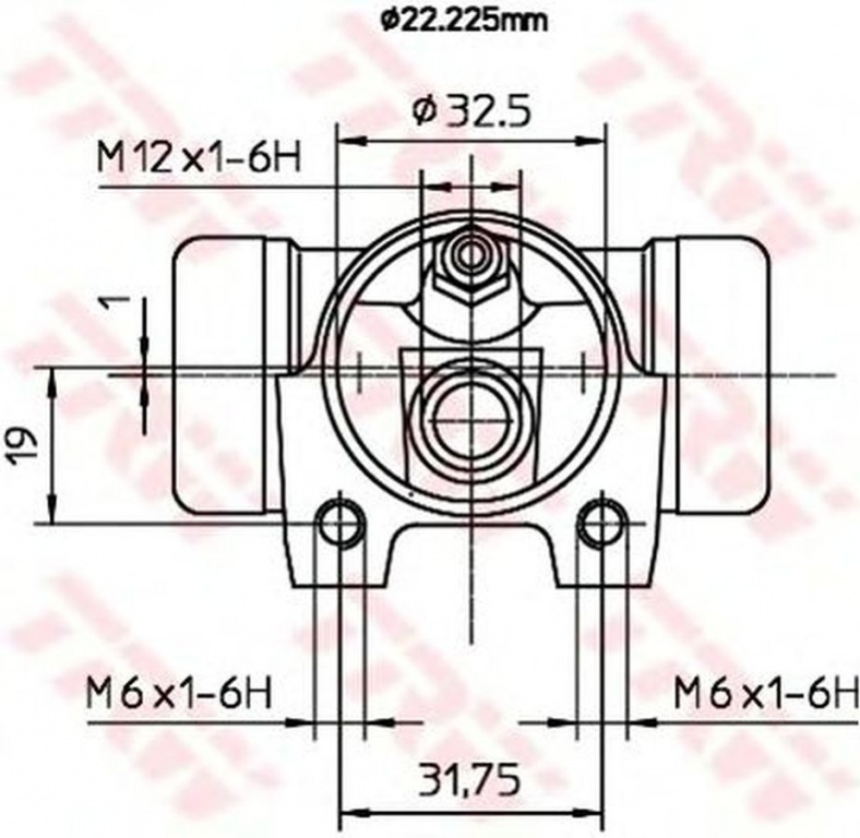 Clilindru pistonas frana PEUGEOT PARTNER Tepee TRW BWH373 PieseDeTop