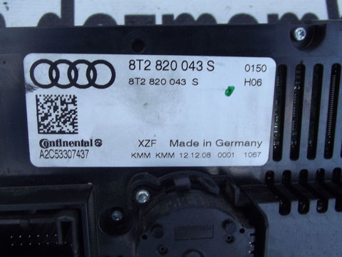 Climatronic Audi A4 B8 2008-2015 modul clima dezmembrez A4 B8 2.0