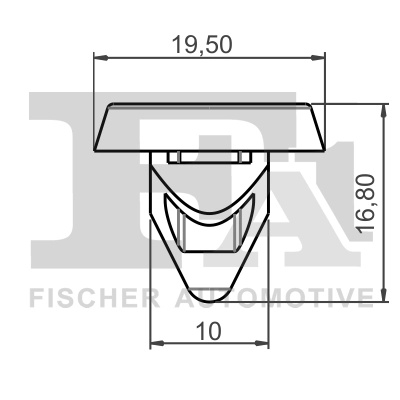 Clips, acoperire decorativa si protectie FA1 11-60020.25