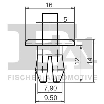 Clips, acoperire decorativa si protectie FA1 11-20009.25