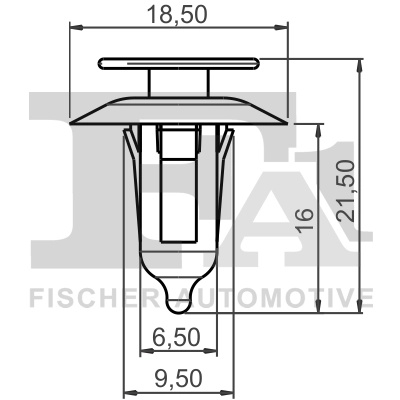 Clips, acoperire decorativa si protectie FA1 13-40003.10