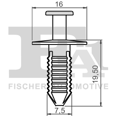 Clips, acoperire decorativa si protectie FA1 14-20007.5