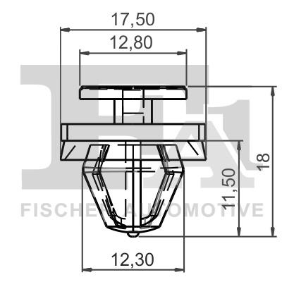 Clips, acoperire decorativa si protectie FA1 21-40019.5