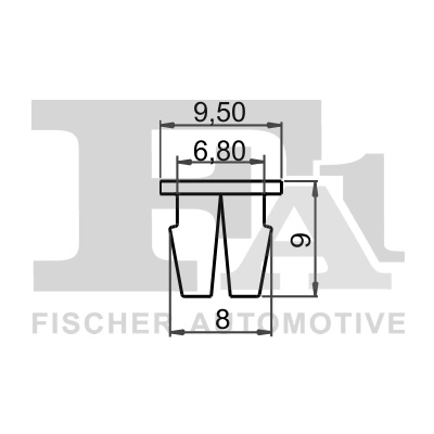 Clips, acoperire decorativa si protectie FA1 33-60001.10