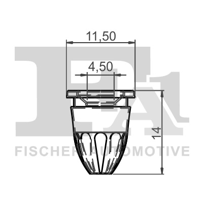 Clips, acoperire decorativa si protectie pentru MERCEDES-BENZ 190 (W201) 1982-1993